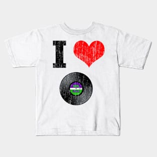 I Love Vinyl Records Kids T-Shirt